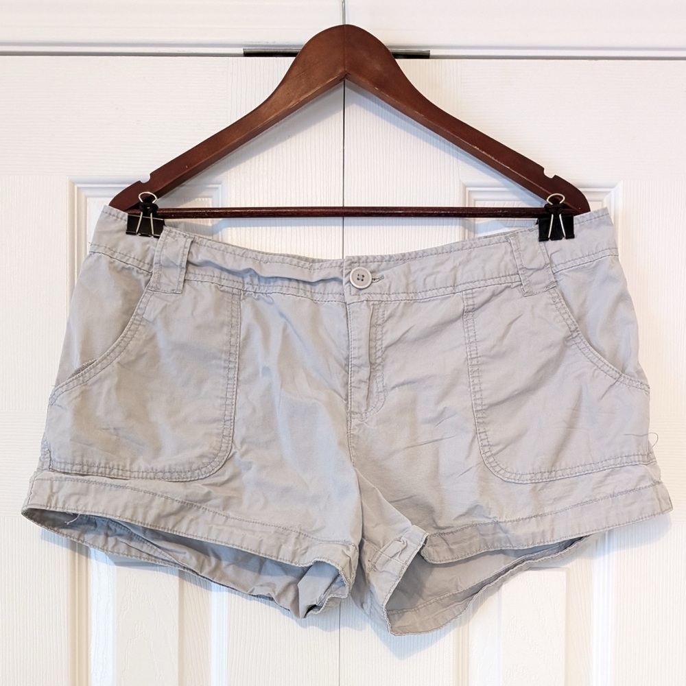 100% Cotton Y2K Vintage Joe Fresh Light Blue Shorts Size 14